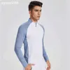 LU LU L Yoga Align Designer Chemises de course Collants de sport de compression Fitness Gym Football Homme Jersey Sportswear Séchage rapide Sport T-shirts Top Long Vêtements amincissants