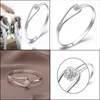 Bangle Verstelbare Armbanden Koreaanse Romantisch Chic Meisje Vrouwen Liefde Valentijnsdag Cadeau Charme Mooie Vergulde Sier Armbanden Drop Delivery Je Dhzfz