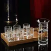 Copos de vinho drinkware estilo chinês espíritos copo dispensador de vinho antigo cristal vidro licor doméstico conjunto atacado copos 231205