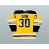 Хоккейная майка WHA MICHEL DION 30 CINCINNATI STINGERS, изготовленная на заказ, НОВАЯ с прострочкой сверху S-M-L-XL-XXL-3XL-4XL-5XL-6XL