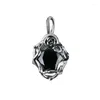 Pendentif Colliers Trendy Style Rétro Zircon Incrusté Thorn Rose Collier De Cuivre Hommes Et Femmes Personnalisé Gothique Parti Bijoux Accessoires