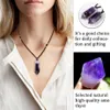 Pendant Necklaces Natural Polished Jewelry Necklace Amethyst Pillar Gemstone Point Healing Chain Power Rough Crystal And Stones Sp285o