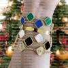 Klassiska designer smycken fyra bladklöver charm armband armband kedja 18k guld agat skalmor av pärla för kvinnors bröllop229m
