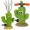 Bath Toys Cactus zraszacz na zewnątrz spray do sprayu w sprayu na podwórka woda zabawki woda letnia podwórko kreskówka zraszaczy zraszaczy dla dzieci 231204