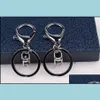 Key Rings Wedding Gifts 3D Car Keyring Sier Plated Cool Chain Ring Drop Delivery Jewelry Dhqwq