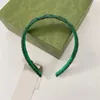 Vintage designer bandeau double lettre impression bandeaux pour femmes printemps bandeaux cadeau de noël