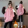 Down Coat 2023 Ny Autumn Winter Hooded Girls Warm Cartoon Jack -kappa Big Kids Teens Fashion Clothes For Girls Cardigan Children Outwear Q231205