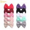 10pcs lot 4 '' 'Puff Hair Dows for Girls Chic Puff Bow Clips Barrette Kids Diy Hairbow Winter Diy Hair Association LJ317O