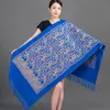 Scarves 2023 Women's Open Stitch Vintage Style Cape Shawl Vcollar Lightweight Elegant Spring Wrap Printing Sun Protection T201 231204