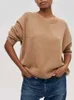 Women's Sweaters MiuKoMiYa Vintage For Women 2023 Basic Knit Pullover Solid Warm Jumper Winter Thick Sweater Oversized