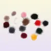 10pcs 23colors 3cm Bola de peles Pompons Mink Hair Ball para Ring Shoes Sapatos Roupas Diy Jóias Fundições8449685