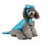 Vêtements pour chiens Halloween Vêtements pour chiens de compagnie Vêtements de chat drôles Forme de sirène Chiens Cosplay Costume Pet Cat Dog Festival Party Vêtements Produit pour animaux de compagnie 231205