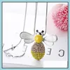 Pendentif Colliers Sautoirs Colliers Or Sier Couleur Collier De Luxe Bijoux Animal Abeille Pendentif Livraison Directe Bijoux Colliers Pendentif Dhrq3