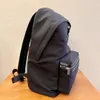Mode Nylon Canvas Cowhide Side Ryggsäck Enkel och generös lättsam bekväm super praktisk ryggsäck