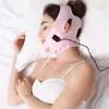 Face Care Devices Pink Electric V-Line Up Lift Belt EMS Therapy Face Slimming Vibration Massager Reduce Double Chin 3 Levels High Elastic Bandage 231204