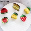 Hair Clips & Barrettes imixlot 5 Styles Cute Mini Strawberry Pineapple Banana Watermelon Acrylic Kids Hair Accessories Girls Jewel256M