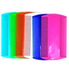 Durable Hair Removing Flea Lice Comb Dandruff Comb Fine Hair Combs Puppy Fine Tooth Hair Flea Comb With Double Side For Kitten Dog Cats Pet Grooming
