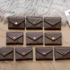 Borsa Portafoglio in pelle intera per donne designer multicolore Portafogli corti Porta della carta Lady Classic Zipper Pocket Hasp Lettera 316A