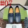 40model nieuwe heren zakelijke schoenen echt leer heren designer loafers schoenen hoge kwaliteit formele loafers comfortabele mocassins slip op bootschoenen