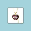 Pendant Necklaces Stainless Steel Necklace Friend Sister Alloy Jewelry Heart Keychain Drop Delivery Pendants Dhpnf