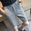 Men's Shorts 2023 British Style Summer Casual Shorts/Male Slim Fit Business Fashion Suit Plus Size 28-36