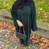 Vêtements ethniques Corduroy Abaya Dubaï Robes longues de luxe Robes d'hiver Abayas pour femmes musulmanes Modeste Turc Islamique Kaftan Hijabi Robe complète