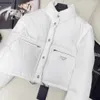 Piumino firmato da donna Abbigliamento Cappotto invernale Gilet con colletto in piedi alla moda con maniche staccabili Giacche in cotone per ragazza 05 dicembre