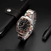 Roiex Submariner Orologi Orologio Rlx Uomo Chiusura pieghevole Lunetta in ceramica di lusso Orologi sottomarini meccanici in zaffiro Cinturino in acciaio inossidabile Specchio zaffiro Waterpr HBP3