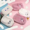 Cute Plush Coin Bag Lovely Animals Embroidery Cosmetic Bag Pen Bags For Girls