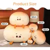 Cushion/Decorative Cute Vivid Steamed Bun Shape Cartoon Soft Plush Stuffed Toy Kawaii Bread-shaped Creative Sofa Cushion Kids Gift
