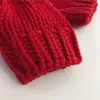 Cardigan Baby Red Knit Lose Sweter Kids Chłopca Nowy Rok Ubrania Toddler Gtromen Zimowy dzianin Miękka długie rękawie Pullover Q231206