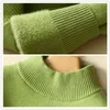 Women's Sweaters Winter Thicken Sweater Womens Casual Warm Velvet Lined Big Size 4xl Knit Pullover Half Turtleneck Poleras Soft Knitwear Jumper 231206