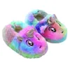 Pantoufle Mode Enfant Filles Pantoufles pour Hiver Garçon En Peluche Chaud Dessin Animé Animal Enfants Maison Chaussures Petit Enfant Maison Chaussures Bébé Articles 231206