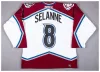 Avalanche CCM Paul Kariya Hockey Jersey Rob Blake Teemu Selanne Theoren Fleury Joe Sakic Claude Lemieux Peter Forsberg Patrick Roy Ray Bourq