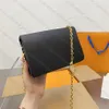 Borsa a tracolla in nylon da donna con catena in vera pelle di alta qualità POCHETTE COUSSIN tote Borsa a tracolla di design di lusso L Borse da sera h278J