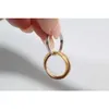 Pierścień klasyczny projektant Carter z zaawansowanym zmysłem dla mężczyzn pary pary pary z pierścieniem wegetariańskie jako prezent dla najlepszych przyjaciół