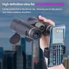 Binocolo telescopico 12x42 Obiettivo ED professionale Prisma BAK4 in metallo impermeabile per birdwatching all'aperto Campeggio in viaggio 231206