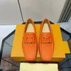 22modelli Moda in pelle di lusso da uomo Scarpe casual Mocassini da ufficio traspiranti Uomo Designer Slip on Scarpe da barca Uomo Mocassini italiani Taglie forti 46