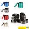 Sharpstone Smoking Herb 4 parti in lega di zinco Spice Cracker Tabacco metallo 7 colori Grinder per accessori ZZ