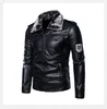 Men's Outerwear Coats Leather Warm lambskin jacket with European and American added thick plush fur integrated leather jacket