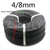 Vattenutrustning 10 m 20m 30m 40m Soaker Hose Micro Drip Irrigation 4 8mm Läckerrör Anti-aging Pezerable Pipe Garden Flower T243U