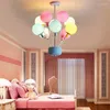 Lampade a sospensione Luci dei cartoni animati Palloncino Casa volante Lampada a sospensione Camera dei bambini Camera da letto Livin Decorazione dello sposo Luce moderna a LED