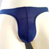 Hot doorschijnend ijs zijde thongs zacht zakje ondergoed sexy homo lingerie voor mannen string erotische slipje