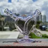 3 inch Premium Heart and Arrow Hookah Smoking Glass Water Pipe Bong Beaker Bubbler