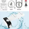 Set Bath Accessory Set Bidet Toilet Seat Attachment Non Electric Self Cleaning Dual Nozzles Wash Cold Mixer Water Lady Bathroom Access