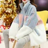 Damska futra zimowa owłosiona kurtka kobiety ciepłe luźne płaszcze wszystkie pasują do wełny Japonia urocze grube ubrania damskie