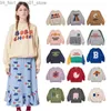 Cardigan Ins New 2023 Autumn and Winter Kids Sweatshirts Cartoon Clothing Baby Boys Sweaters For Girls Long Sleeve Pullover Söta toppar Q231206