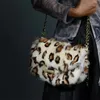 Evening Bag's Fashion Shoulder Bag Luxury Natural Fur Casual Large Capacity Crossbody High End Design Sense Dinner Wrist 231205