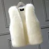 Gilets pour femmes Femmes Furry Gilet Résistant Confortable Fluffy Fausse Fourrure Pour Doux Épais Cardigan Résistant Au Froid Plus Taille Gilet