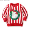 Cardigan Natale Maglione per bambini Abbigliamento autunnale 2-6 anni Neonate Ragazzi Maglieria Pullover Maglione lavorato a maglia Maglioni per feste per bambini Q231206